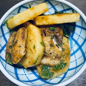 こんがり香ばしい❗️さばと長芋の焼きづけ【和食】